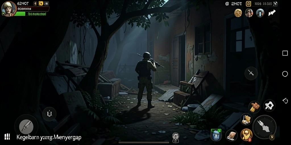 Gameplay menyeramkan dalam 62HOT yang membuat terjaga di malam hari.