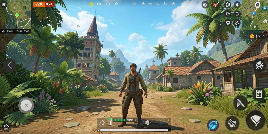 Gameplay Open World yang menakjubkan di 8ZK.