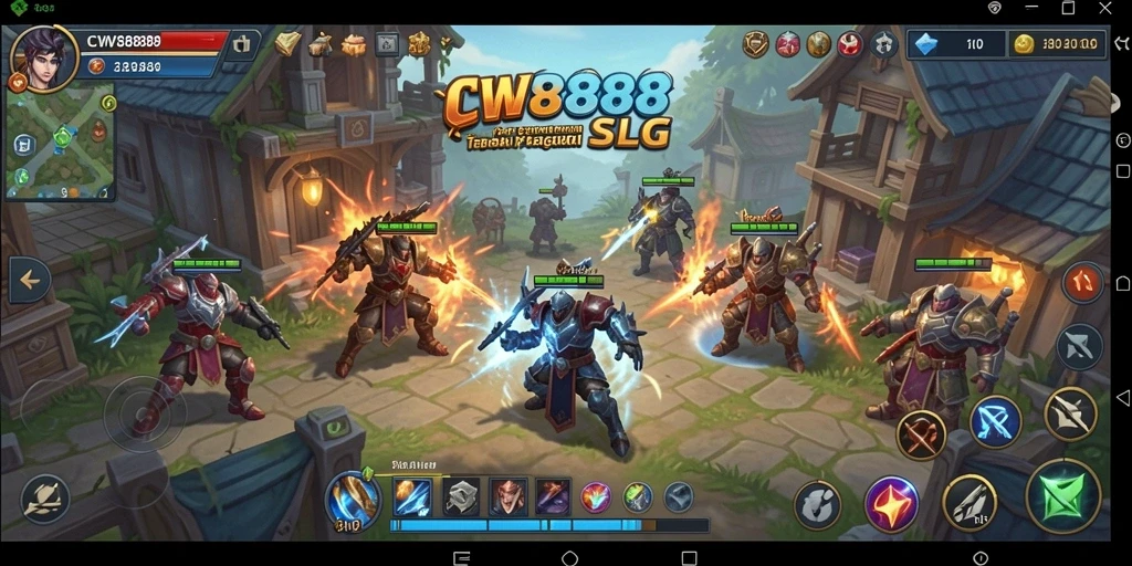Tampilan gameplay menarik dari CW8888 dalam dunia SLG yang penuh strategi.