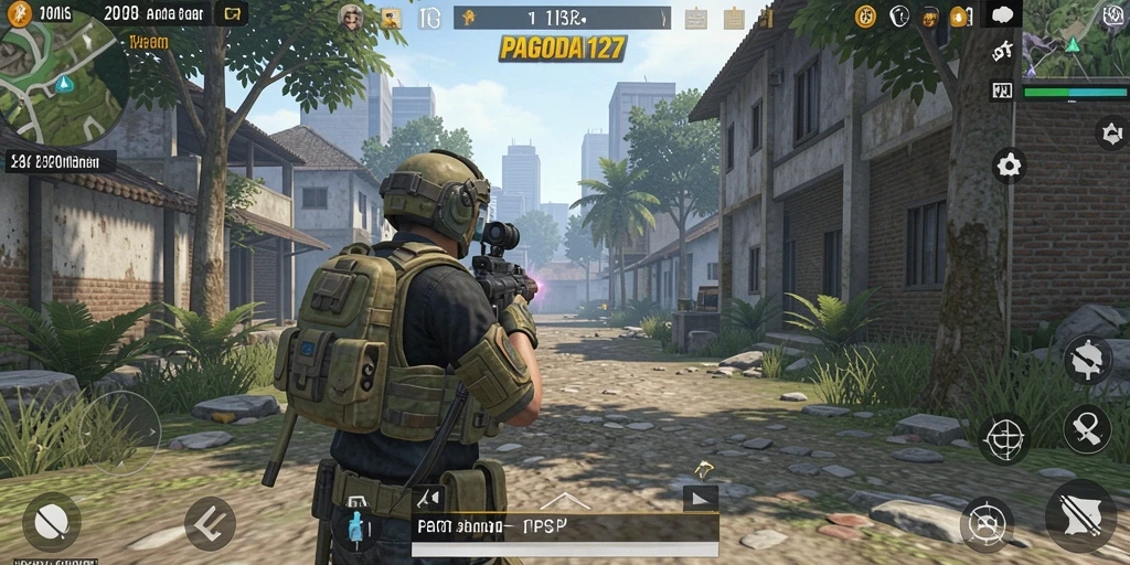 Tampilan seru dari screenshot <strong>PAGODA127</strong> yang menampilkan aksi tembak-menembak.