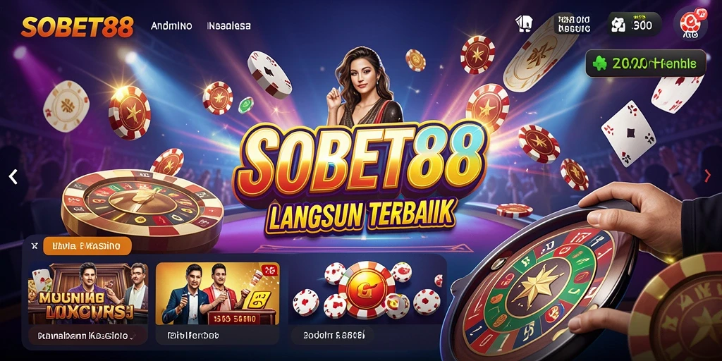 Tampilan gameplay langsung SOBET88 dengan dealer profesional.