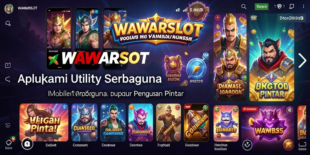 Tampilan antarmuka WAWARSLOT yang sederhana dan intuitif.